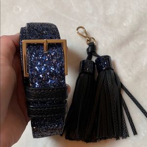 Kate Spade Make it Mine Strap Navy Glitter